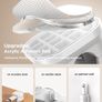 6 Pack Cable Tidy Clips Adjustable Cord Organiser Magnetic Management Self Adhesive Wire Holder for Desk, Nightstand, Charging Cables, HDMI, USB, Audio Cable, Office, Home, White Image 4