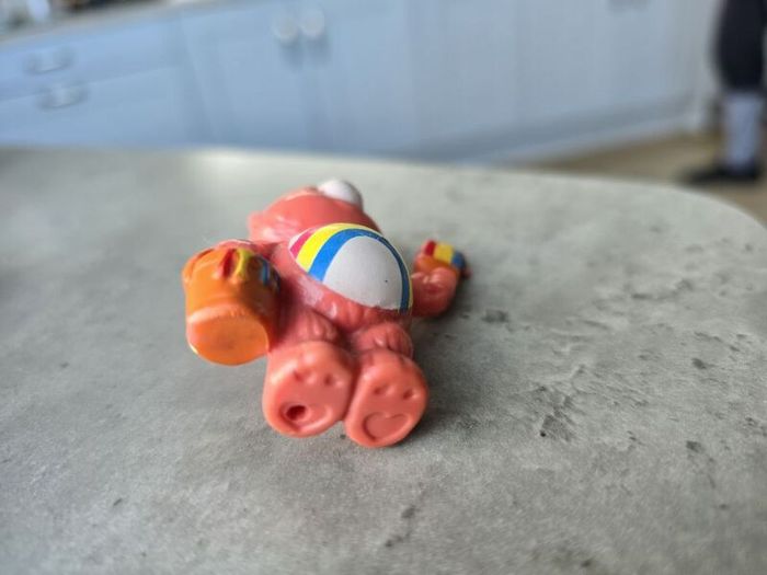 Cheer Bear Rainbow Carebear Mini Figure 1983-1984 Kenner A.G.C.
