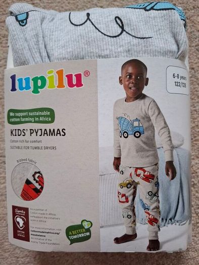 Lupilu boys pyjamas 122/128 6-8y