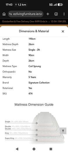 Single Mattress