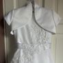 Beautiful organza Communion Dress, matching bolero Image 6