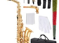 main image for ad Alto Saxophone E-Flat Beginner Brass Saxophone Kit with Case (23 Keys)