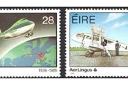 1986 Ireland Golden Jubilee of the National Airline Aer Lingus Stamps Mint Never Hinged (MNH)