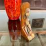 Vintage Rustic Handmade Wooden Hourglass Decorative Egg Sand Timer with Seashells Millport Image 3