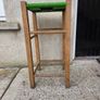 1960's English Woven High Stool Image 2