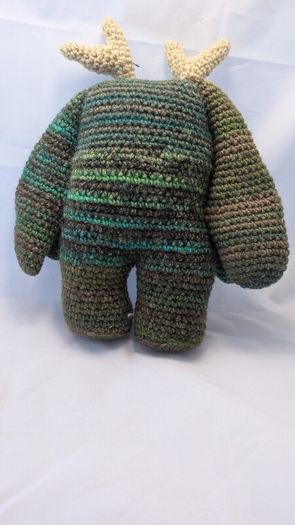 handmade crochet monster large