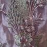 Elegant Lilac Lace Embroidered Evening Maxi Dress with Beaded Detail Image 2