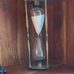 Brass Maritime 15 minute Hourglass timer