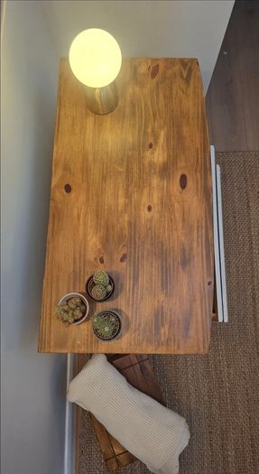 Beautiful 6 Drawer Chest of Drawers with Natural Wood Top