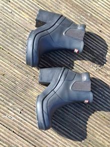 Hunter Original Chelsea block heel boot