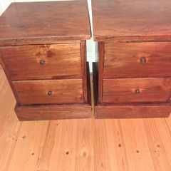 Teak Lockers Small x 2