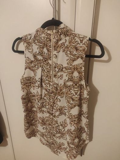 Next Sleeveless Blouse Gold Design