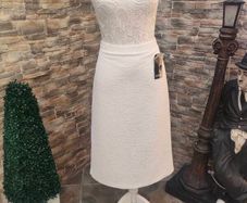 Gerard white Midi A-Line skirt size 14 Postage included