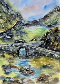 Gap of dunloe watercolour