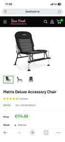 New Matrix fishing accessories chair