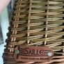 Saille Handmade woven willow 3 colour tote basket Image 5