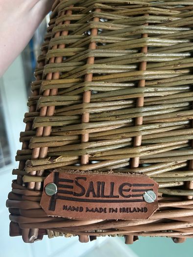Saille Handmade woven willow 3 colour tote basket