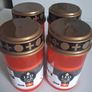 4 Red Led Memorial Flickering Candles Bundle Image 2