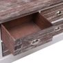 TV Cabinet 140x30x45 cm Solid Mango Wood Image 9