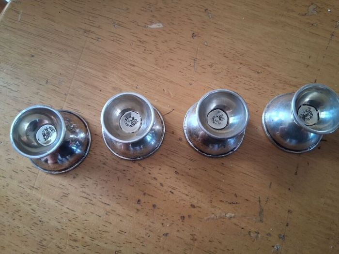 Midcentury Modernist Sterling Quail Egg Cups