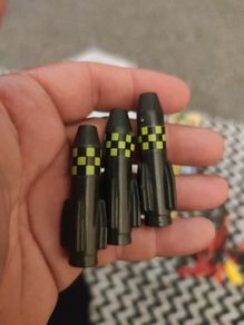 GI Joe Cobra Rattler LONG MISSILE BACK bomb half original 1984 gray ion part