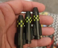 GI Joe Cobra Rattler LONG MISSILE BACK bomb half original 1984 gray ion part