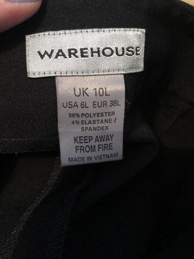 Warehouse trousers - black