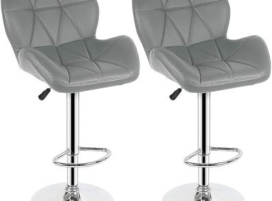 2 x bar stools faux leather FREE DELIVERY