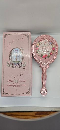 Flower Knows Midsummer Fairytale Paddle Brush in Pink