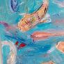 Original Abstract Painting Fish Art Painting Irish Art Image 7