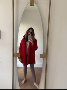 Sandro shearling coat