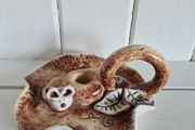 pottery candleholder
