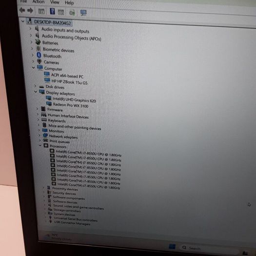 HP ZBook 15u G5 | Intel Core i7-8550U | 16GB RAM Laptop