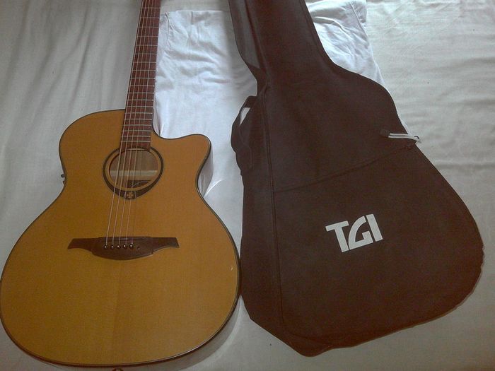 Lag Tramontane T66ACE Auditorium Acoustic Electric Guitar