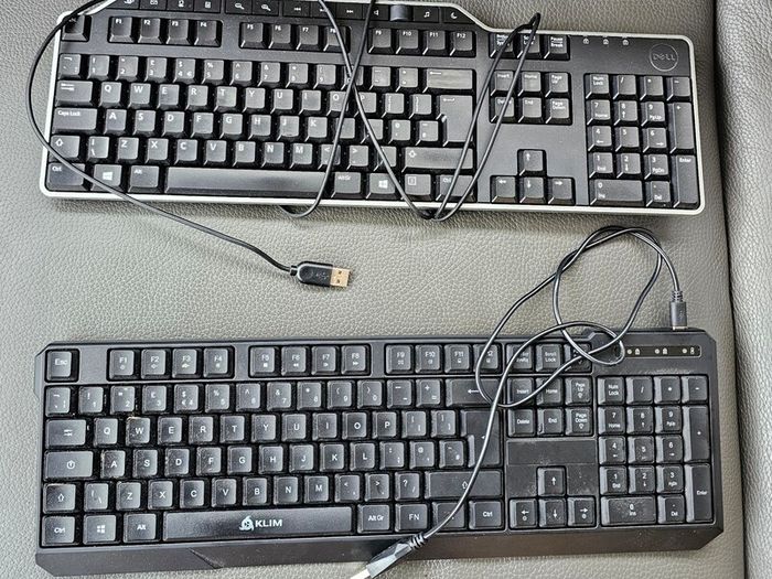 2 x Keyboards Dell and Klim Wireless Used in Good Working Order