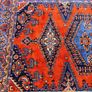 Large Vintage Handknotted Wiss Wool Rug Image 4