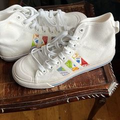 Adidas Nizza High RF 'Graphic Design' sneakers Size UK6.5 Brand New