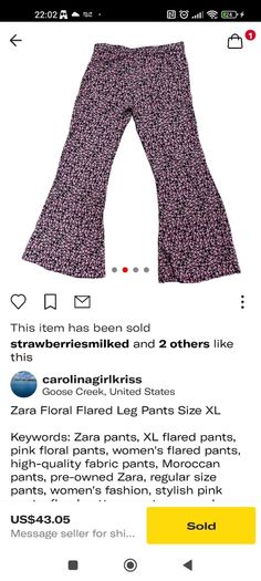 Zara summer trousers
