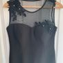 Italian designer MAESTRI Black embellished cocktail dress Image 2