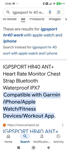 Heart rate monitor chest strap
