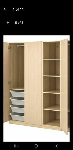 wardrobe oak Reduced