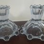 vintage glass dressing table set Image 4