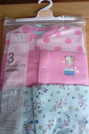 Short & Long sleeve baby girls body suits NEW