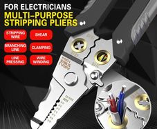Multifunctional Universal Wire Stripping Pliers Professional Electrician Anti Slip Maintenance Durable Hardware Tool