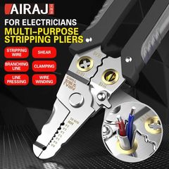 Multifunctional Universal Wire Stripping Pliers Professional Electrician Anti Slip Maintenance Durable Hardware Tool