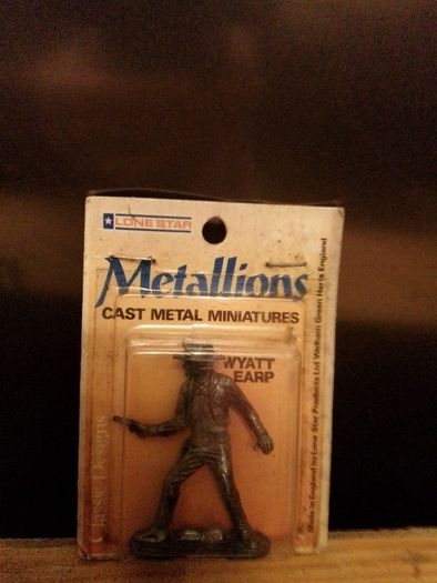 2 x Lone Star Metallions Cast Metal Toy Cowboy