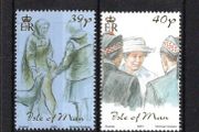 2001 Isle of Man Queen's Golden Jubilee The Daily Life of The Queen An Artist Diary Commemorative Stamps Mint Never Hinged (MNH)