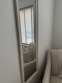 White Wooden Mirror