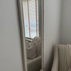 White Wooden Mirror