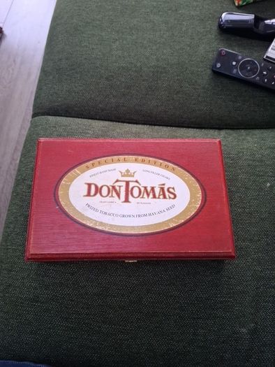 Don Tomas Wooden Red Cigar Box Special Edition Number 500